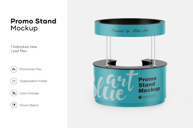 Download Premium PSD | Promo stand mockup isolated