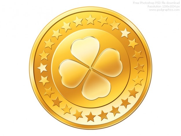 Download Free PSD | Psd gold coin icon