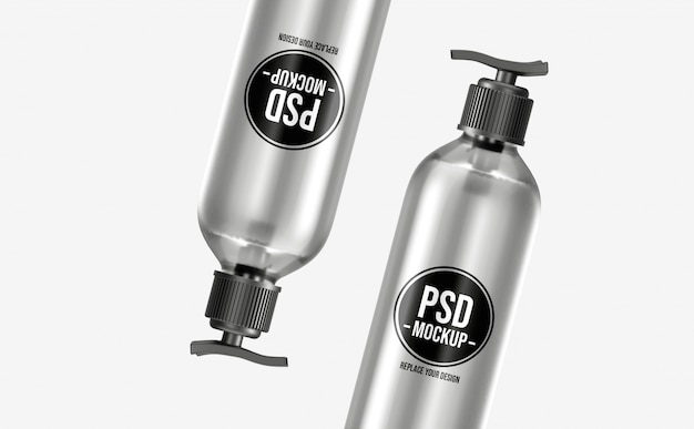 Download Premium Psd Pump Gel Bottle Mockup Design