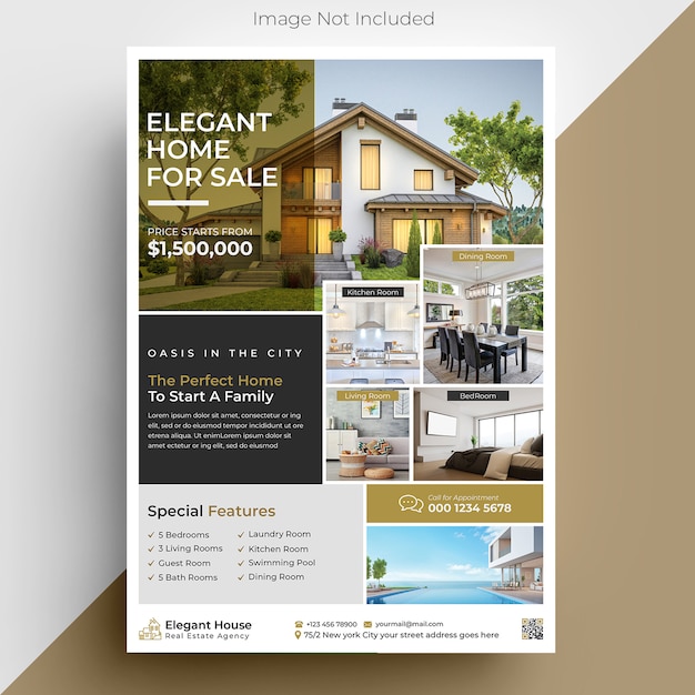 Real Estate Flyer Template Psd