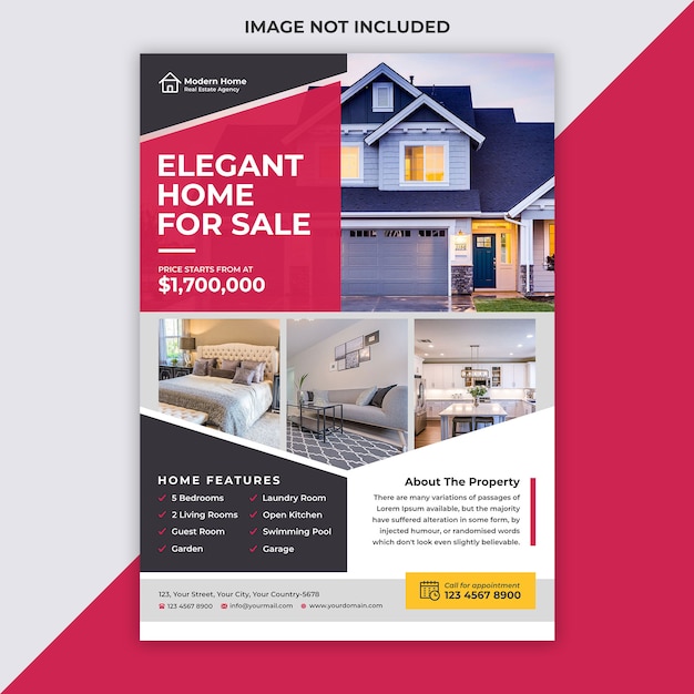 Real Estate Flyer Template Psd