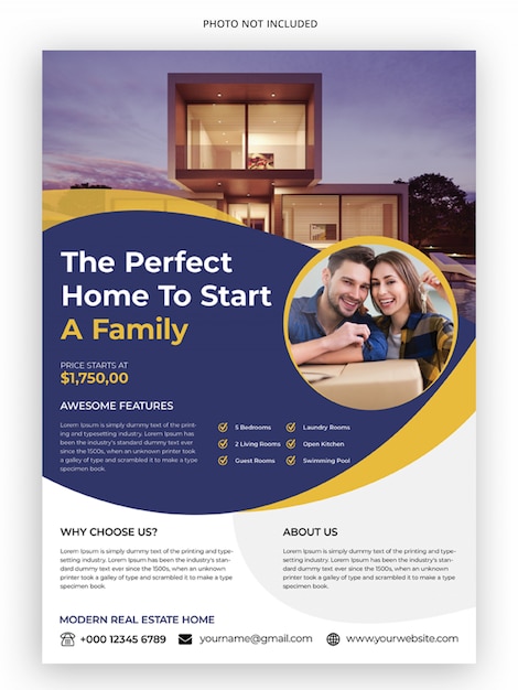 Real Estate Flyer Template Psd