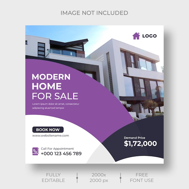 Free PSD | Real estate social media or instagram post ...