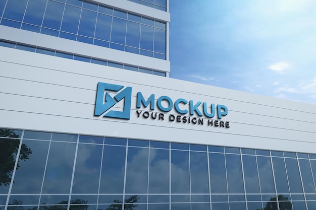 Premium PSD | Realistic 3d building mockup