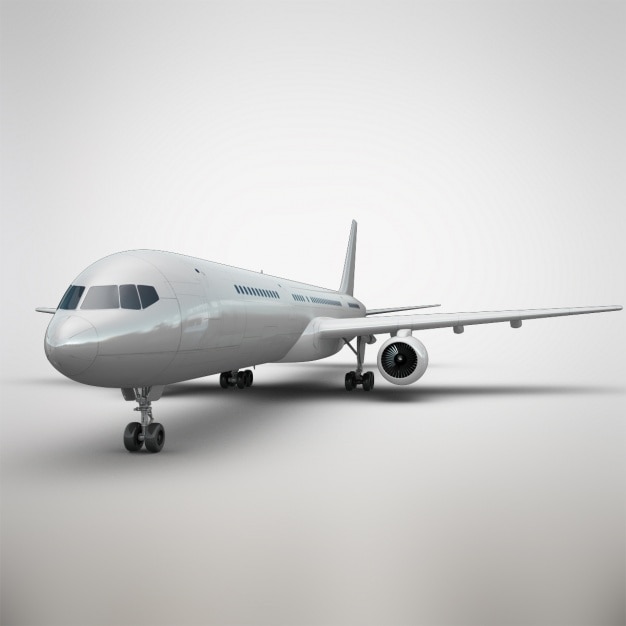 Download Realistic airplane presentation PSD file | Free Download