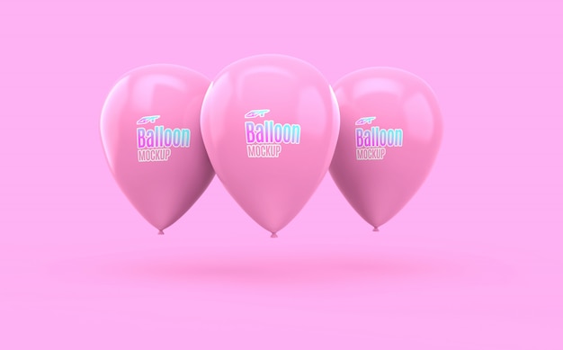 Download Realistic balloon mockup | Premium PSD File