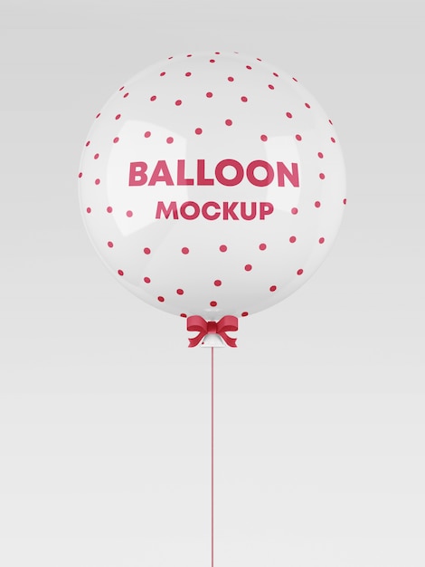 Download Realistic balloon mockup | Premium PSD File