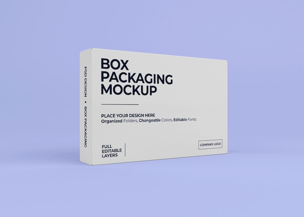  Realistic box mockup design isolated