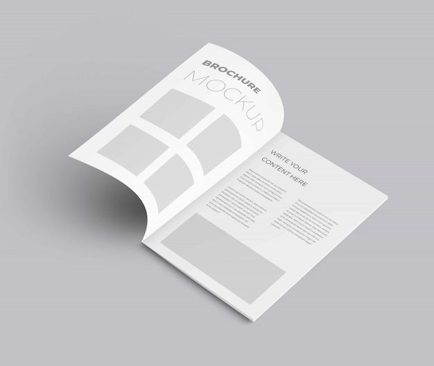 Download Realistic brochure mockup | Premium PSD File