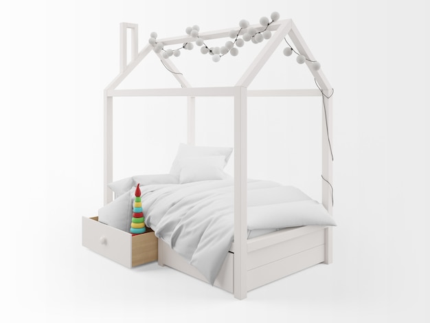 child bed house frame