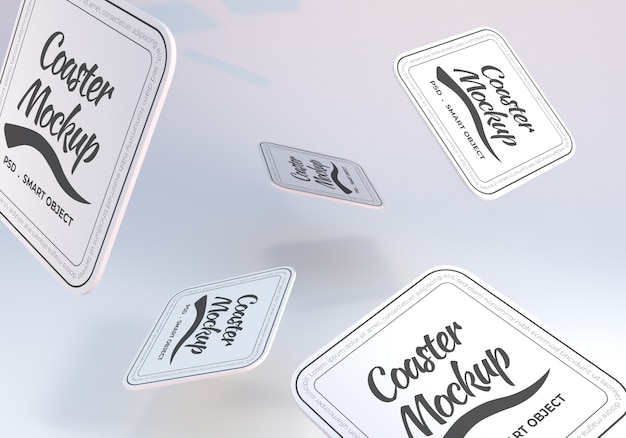 Download Free Realistic Floating Rounded Square Coaster Mockup Premium Psd File Use our free logo maker to create a logo and build your brand. Put your logo on business cards, promotional products, or your website for brand visibility.