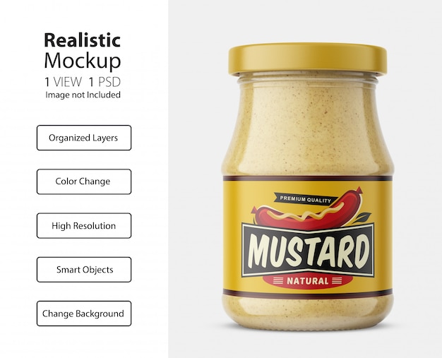 Download Mustard Jar Mockup Images Free Vectors Stock Photos Psd PSD Mockup Templates