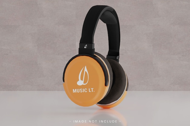 Premium PSD | Realistic headphone mockup