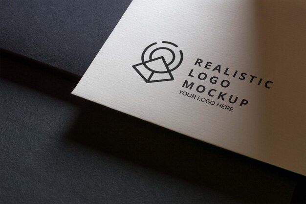 Download Realistic logo mockup | Premium PSD File