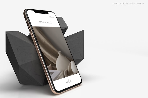 Download Premium PSD | Realistic mobile smartphone mockup scene ...