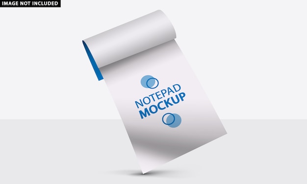 Download Premium PSD | Realistic notepad mockup