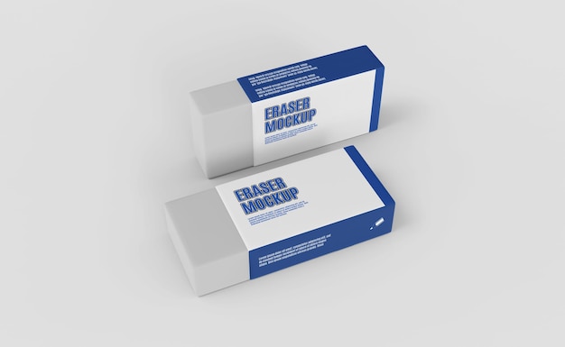 Premium PSD | Realistic rubber eraser mockup