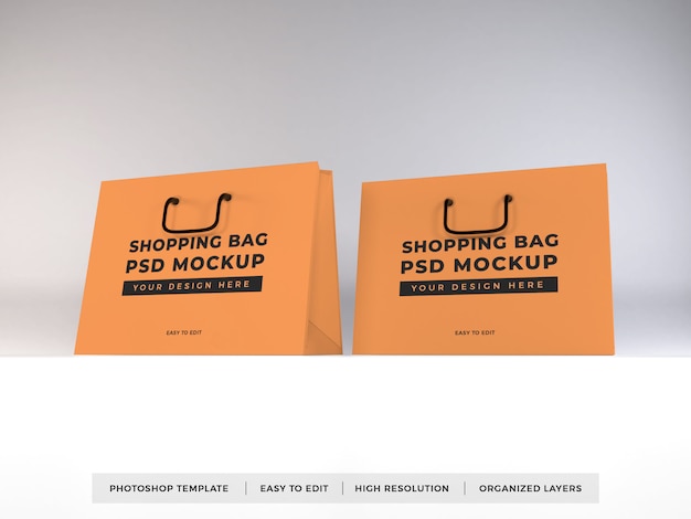 Download Realistic shopping bag mockup | Premium PSD File