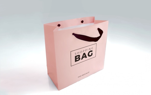 Download Realistic shopping paper bag mockup template | Premium PSD File