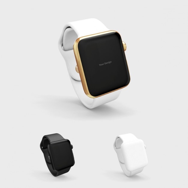 Download Free Psd Realistic Smartwatch Mock Up