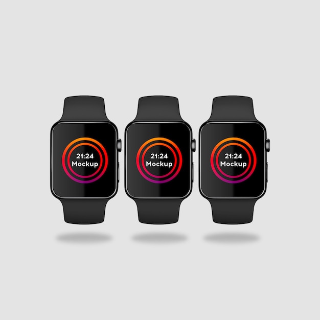 Download Premium PSD | Realistic smartwatch mockup