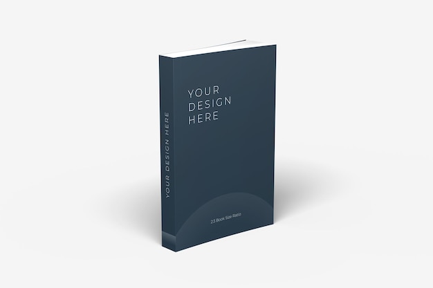 Premium Psd Realistic Standing Soft Cover Book Mockup