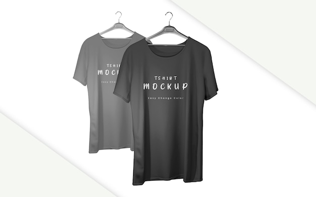 Premium PSD | Realistic tshirt mockup isolated
