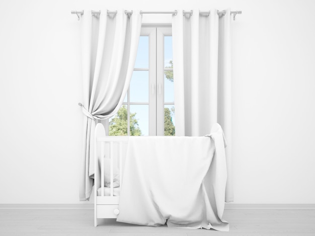 window baby cradle