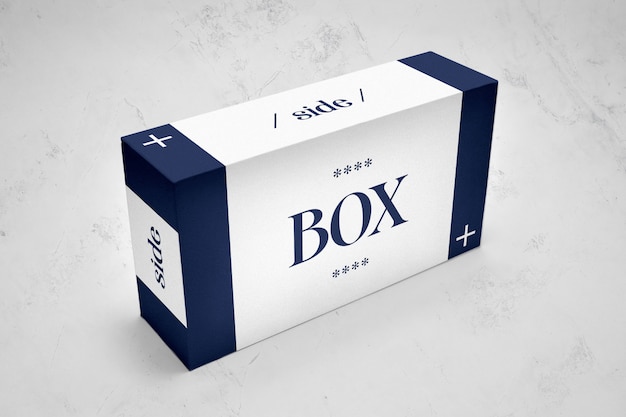 Download Rectangle packaging box mockup | Premium PSD File