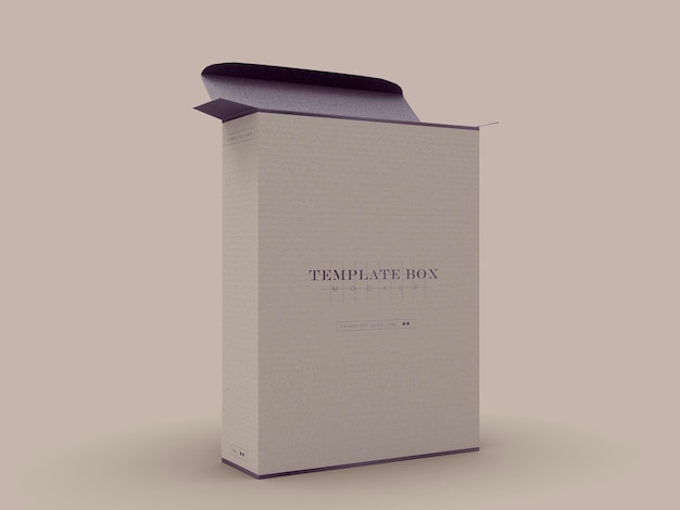 Download Free PSD | Rectangular cardboard box mockup