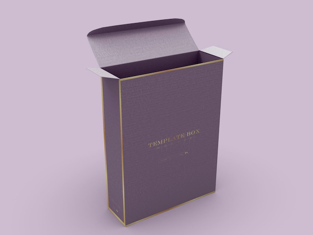 Download Free PSD | Rectangular cardboard box mockup