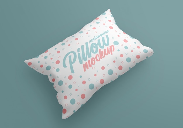 Premium PSD | Rectangular pillow mockup