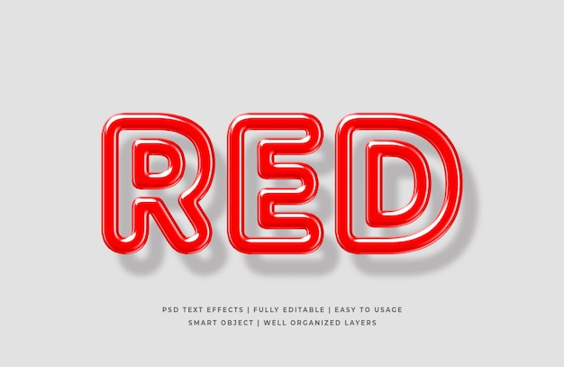 Download Free Red 3d Text Style Effect Mockup Premium Psd File Use our free logo maker to create a logo and build your brand. Put your logo on business cards, promotional products, or your website for brand visibility.