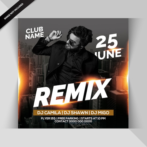Download Free Remix Party Flyer Premium Psd File Use our free logo maker to create a logo and build your brand. Put your logo on business cards, promotional products, or your website for brand visibility.
