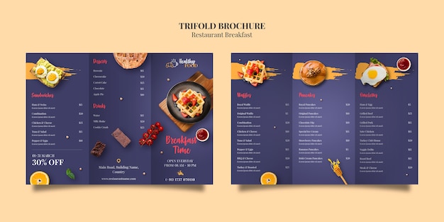 Menu Layout Template from image.freepik.com