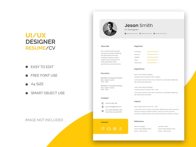 download free resume templates in psd