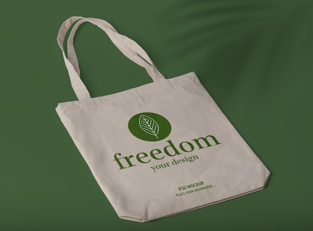 Download Premium PSD | Reusable tote bag mockup
