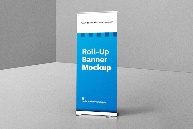 Rollup banner mockup Free Psd