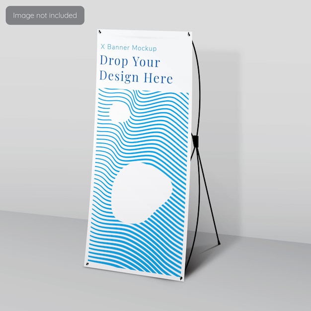 Rollup x-banner mockup design | Premium PSD File