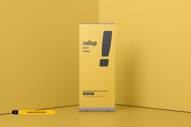 Download Rollup or x-banner mockup | Premium PSD File