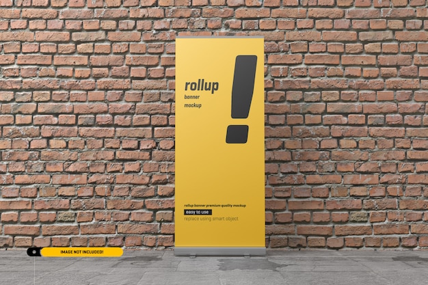 Download Premium PSD | Rollup or x-banner mockup