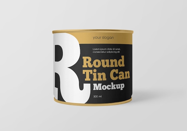 Download Premium Psd Round Tin Can Mockup