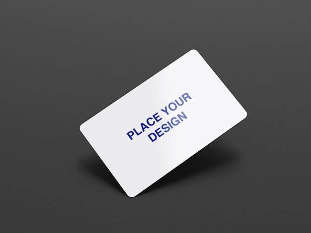 Download Rounded corner business card mockup | Premium PSD File