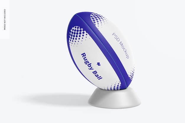 Download Premium Psd Rugby Ball Mockup Front View