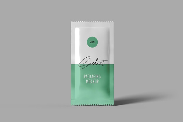 Download Premium Psd Sachet Packaging Mockup Front View Isolated