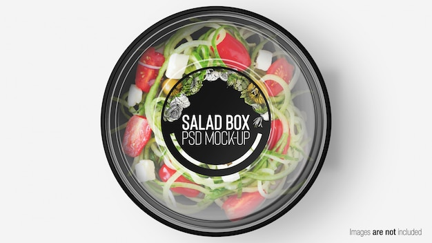 Download Salad box with layer PSD file | Premium Download