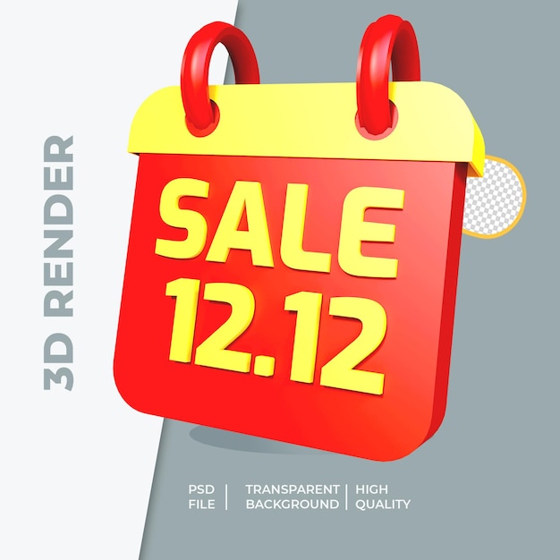 Premium PSD Sale 1212 discount calendar