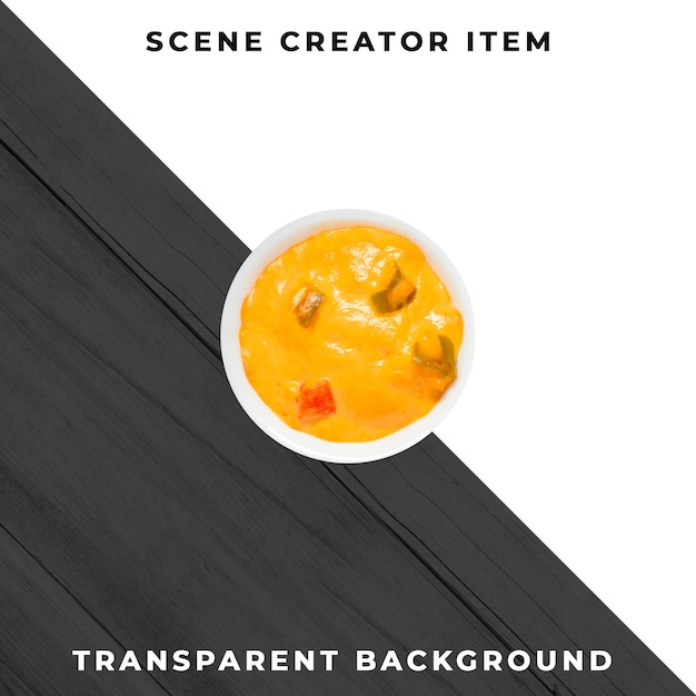 Free PSD | Sauce plate object transparent psd