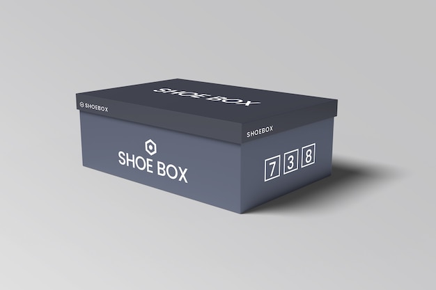 Download Premium PSD | Shoe box mockup