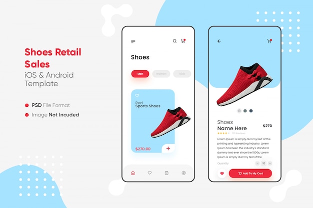 Download Free Shoes Retail Sell App Ui Premium Psd File Use our free logo maker to create a logo and build your brand. Put your logo on business cards, promotional products, or your website for brand visibility.